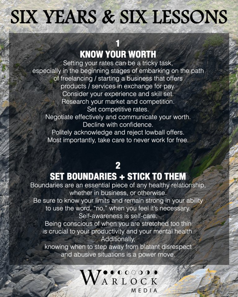 Know Your Worth + Set Boundaries + Stick To Them - Warlock Media Lessons