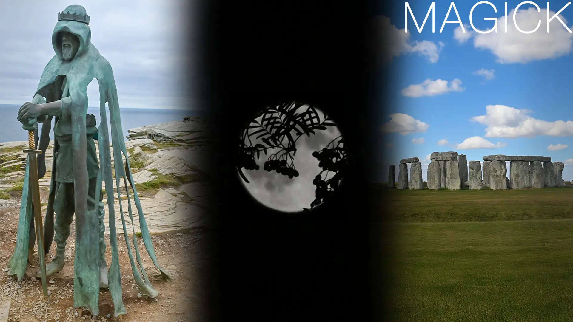 Warlock Media - Magick Sample - Gallos King Arthur - Full Moon - Stonehenge