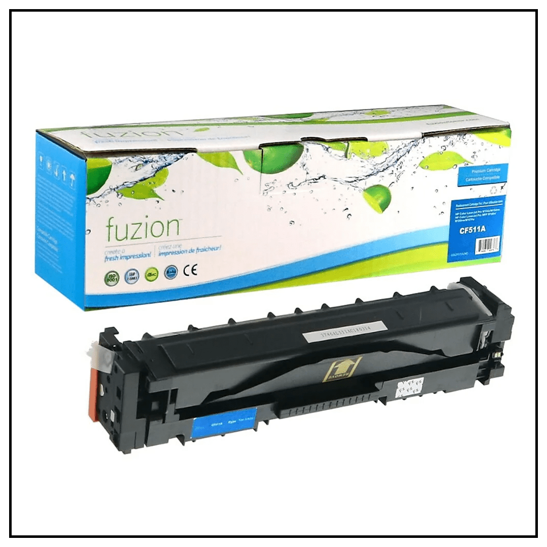 fuzion-HP204A-CF511A-Compatible Toner Cartridge-Standard Yield-Cyan